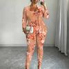 Plus Size Floral Print 3 Piece Outfit, Long Sleeve Open Front Cardigan Cami Top Leggings Set for Women