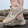 Summer Men's Large Size Outdoor Mesh Shoes Breathable Hiking Shoes