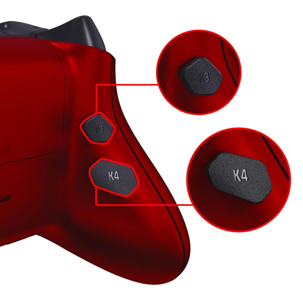 eXtremeRate Programmable Remap Kit for Xbox Series Upgrade Board for Xbox Core Controller with Redesigned Back Side and Rear Buttons X/S Controllers,