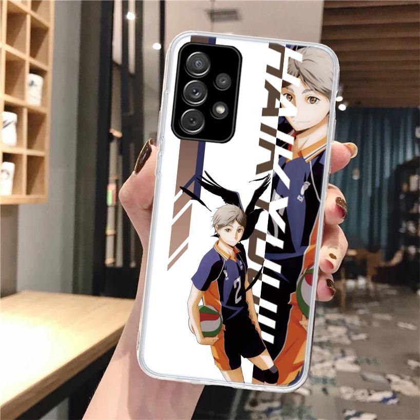 Anime H-Haikyuu School Volleyball Silicon Phone Case For Samsung Galaxy A52 A51 A50S A42 A32 A22 A12 A02S A30S A20S A10S A41 A31