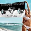 Billionaire Microfiber Blanket Quick Drying Beach Towels Oversized Printing Super Absorbent Pool Towel Blanket
