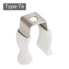 U Clips Holder Bracket T5 - T12 Type Prevent Sagging Plastic Dipped Clamps Lamp Support Lampholder for Fluorescent Tubes Mounting / LED Light Bulbs