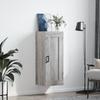 Wall Cabinet Grey Sonoma 34.5 X 34 X 90 Cm Engineered Wood