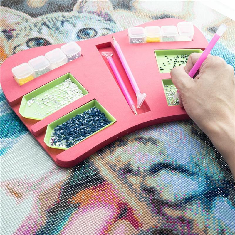 Multifunctional Diamond Painting Tray Holder Drill Pen Drill Pen Box Organizer High Quality DIY Craft Sewing Storage Tray
