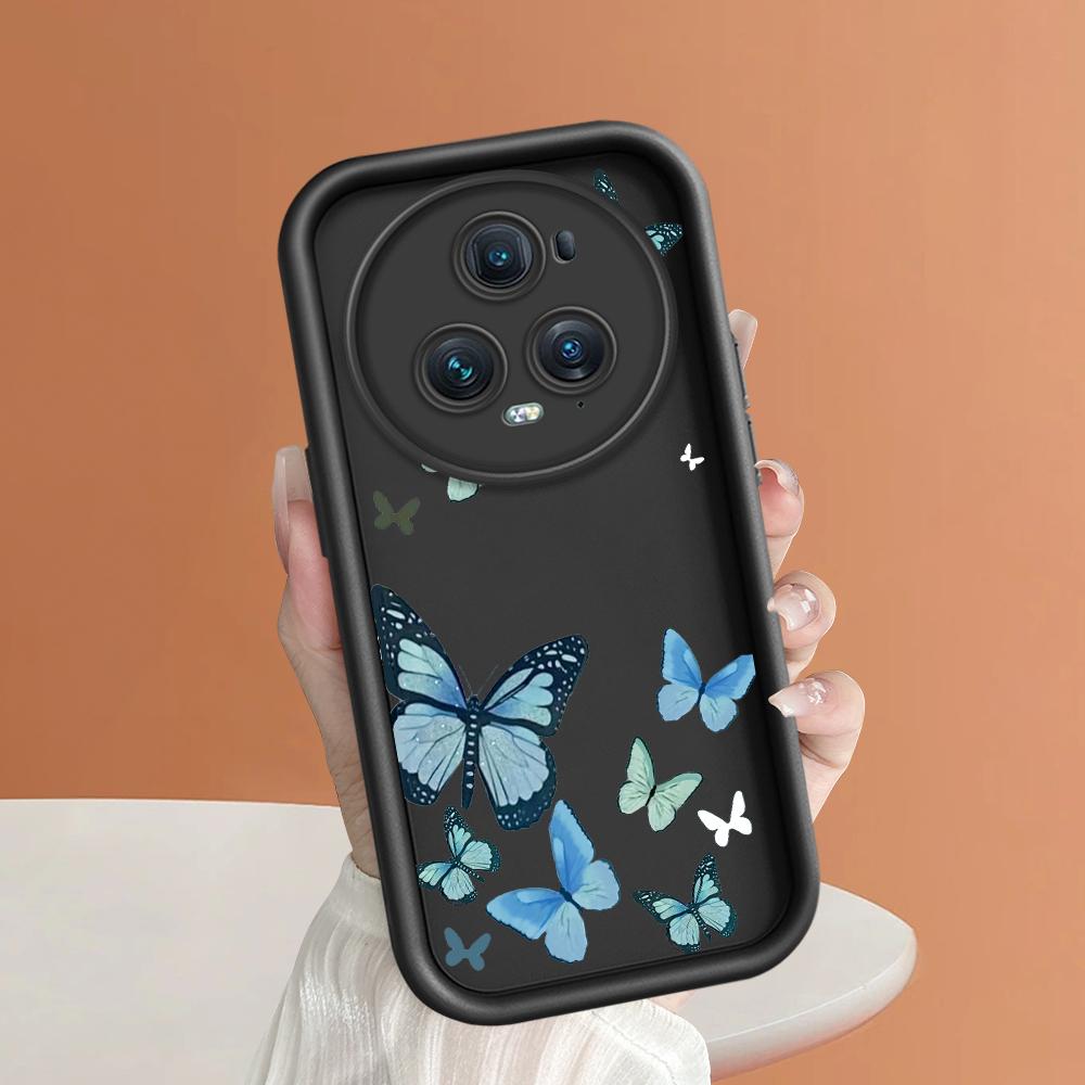 Myk Silikon Firkantet Stige Trykkmønster Telefondeksel Full Dekning Kamera Støtsikker Beskyttelse Gummideksel for Huawei Honor