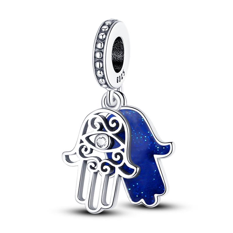 Newcopper Sparkling Zircon Devil'S Eye Horus' Eye Best Wishes Lucky Charms Beads Fit Pan Original Bracelets Diy Jewelry