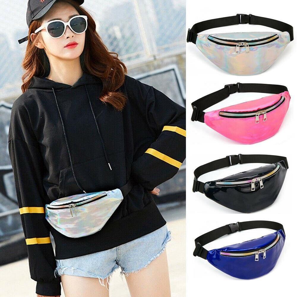 Versatile Women Waist Fanny Pack Belt Bag Stylish Travel Hip Bum Bag Small Purse