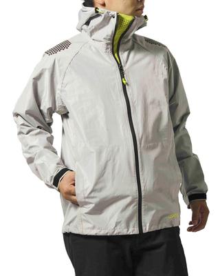 Makku Regenmantel Light Biz Regenjacke Grau EL Wasserdicht Atmungsaktiv Beschichtung