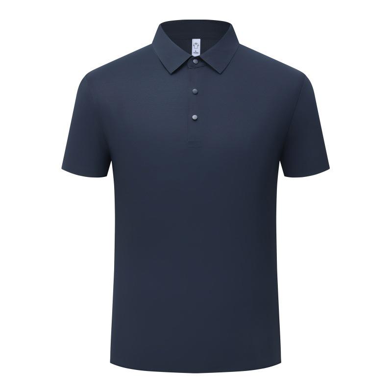 Herren Stretch-Poloshirt aus Eis-Seide: Sommerlich leicht, hochwertig Business Casual, kurzärmlig, Umlegekragen