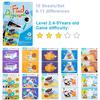 Find the Difference Game Concentration Training Set 10 Sheets/Set, Reusable Reverse Answer, Interactive Observation Skills Toys