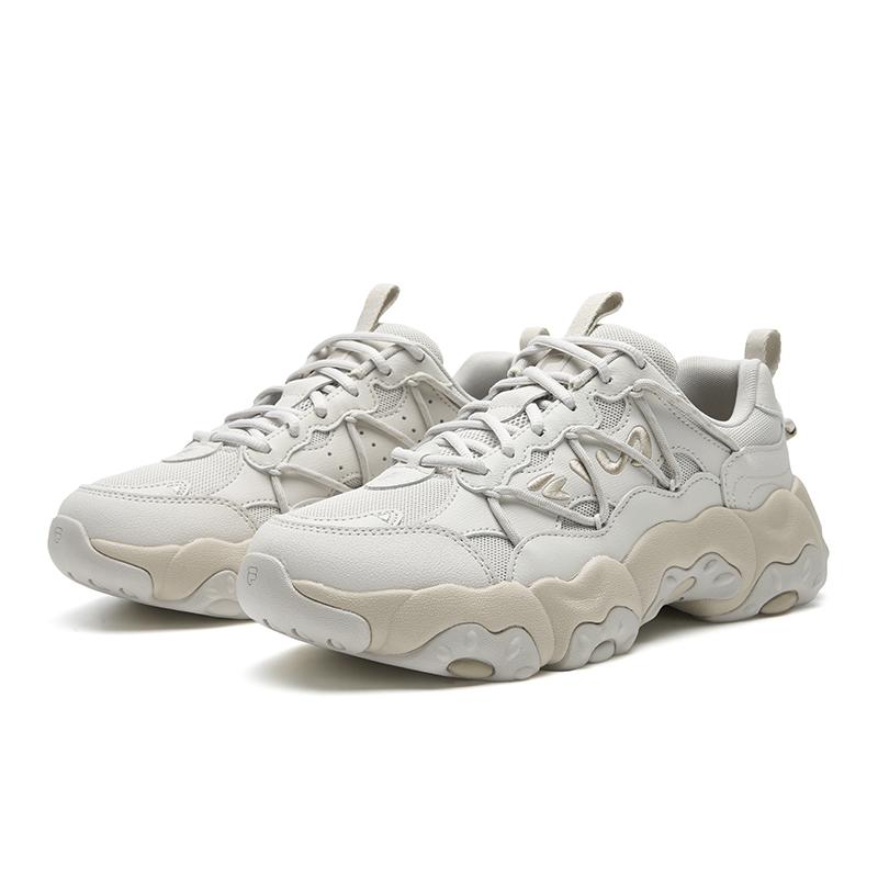 FILA Fluid 6 Southern Edition Retro Fashion Simple Sports Versatile Comfortable Classic Trendy Personality Women Sneakers Pale-Gray F12W542151FMB