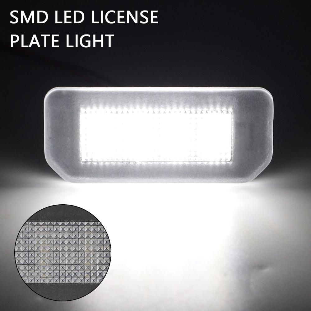 Car Accessories 2Pcs/Set Upgrade LED Car License Number Plate Lights 13.5V 5700K For Tesla Model 3 Model Y Lamp Accessories
