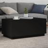 VidaXL Coffee Table with LED Lights, Side Table, End Table, Living Room Furniture, Interior, Modern, 839876