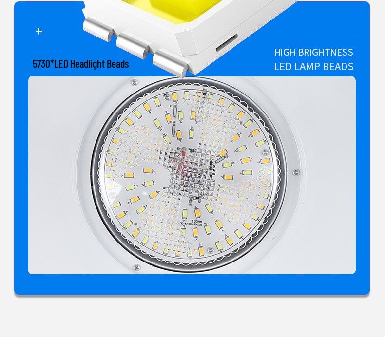 Solar LED Outdoor Pendant Light - Waterproof, Durable, Ideal for Workshops, Aquaculture, Rural Courtyards