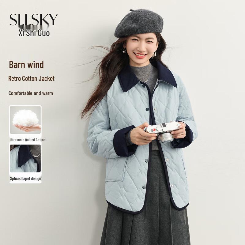 Sllsky Women s Quilted Barn Jacket XL
