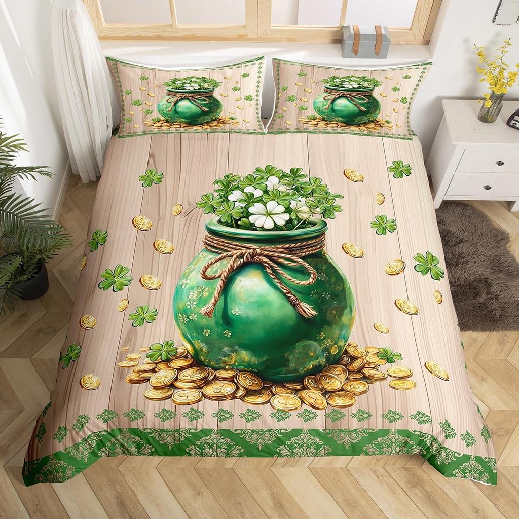 Goldmünzen Bettwäsche-Set Für Kinder Teenager Queen King Leichte Tagesdecke Bettbezug Schlafzimmer Dekor Geldzeichen Bettwäsche-Sets Ohne Bettdecke