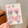 Children'S Ear-Free Ear Clips, Cute Girls' Pain-Free Earrings, Earrings, Cartoon Cartoon Girl Earrings, Jewelry.