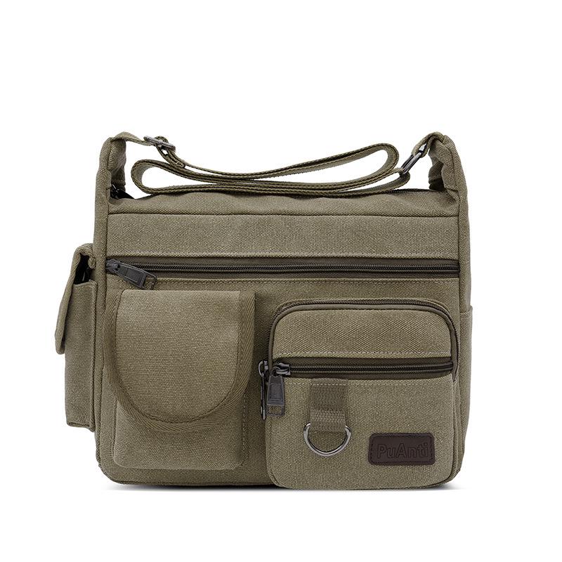 Men's Canvas Crossbody & Shoulder Bag - Spring Casual Sports Trend