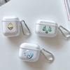 Soft Case for Apple Airpods 2 1 Earphone Cases With Hook Cute Genshin Impact Logo For Airpod Pro 3 Pro2 Clear Protective Covers