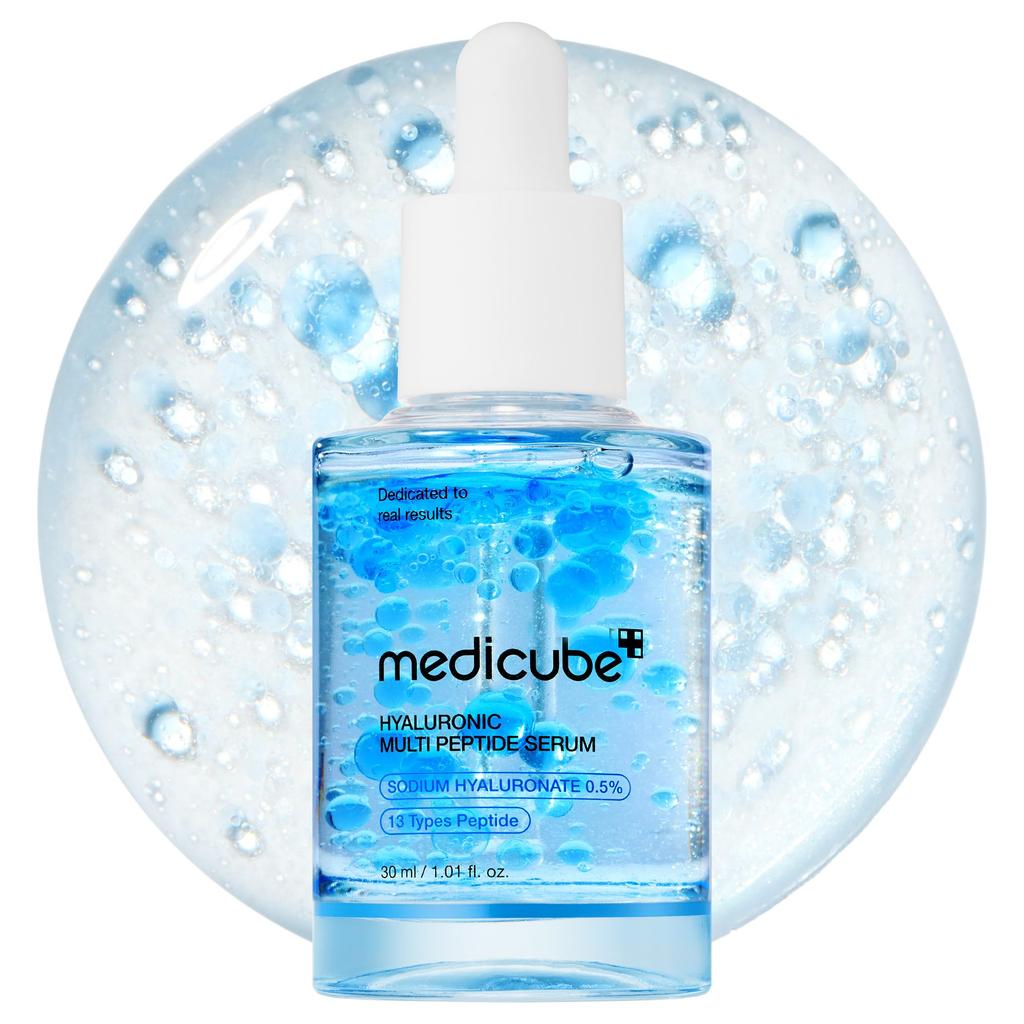 Medicube Hyaluronic Acid Skin For Dry and Combination Korean Korean Cosmetics Multi-Peptide Serum, Hydrating, Moisturizing, Texture, Glowing,
