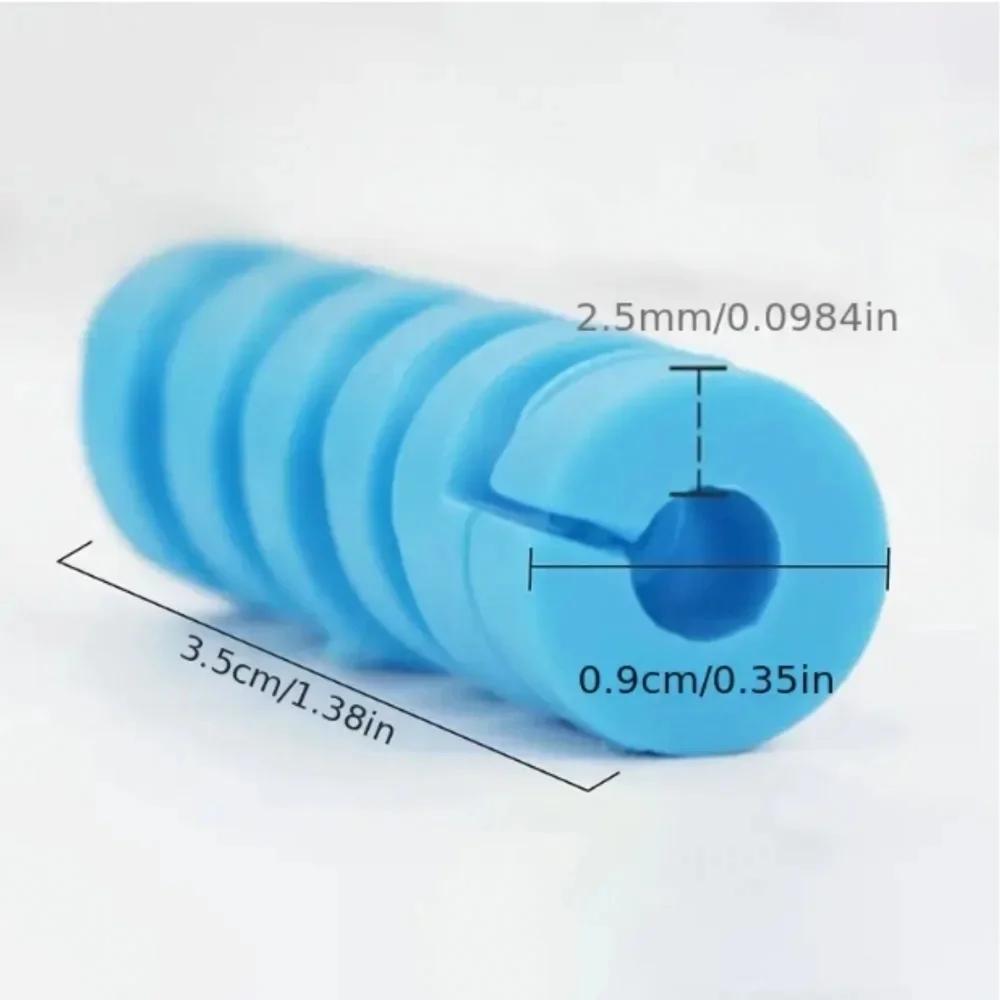 10pcs Cable Protector Silicone Charge Cable Spiral Winder Wire End Cord Savers Cover For Phone USB Charger Cable Accessories