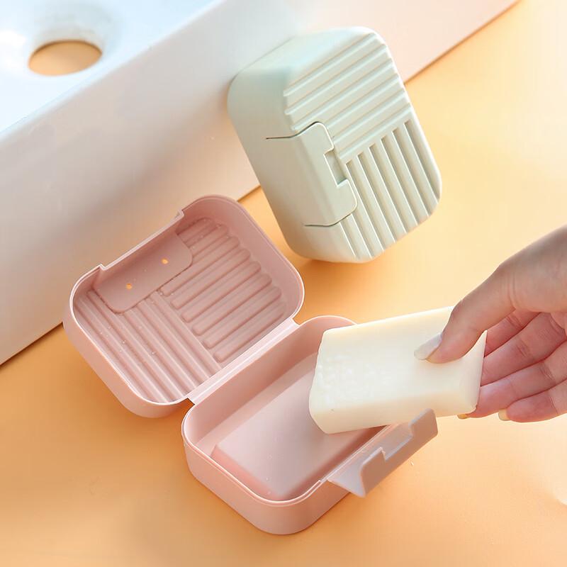 MDNG Flip-Top Draining Soap Dish with Lid
