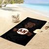 "SF Giants Logo with Baseball Design" Patterned beach towel quick dry perfect for travel outdoor sports jogging the beach and swimming