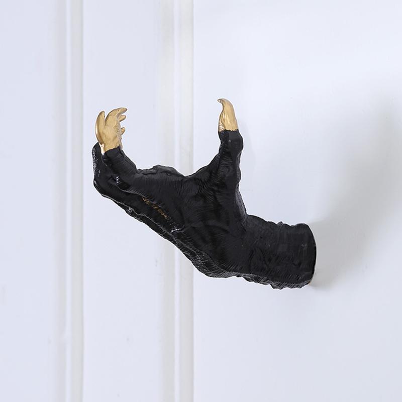 For Halloween Decorationwitch'S Demon Hand Wall Hanging Statues, Horror Ghost Hand Resin Retro Art Hanging Decor