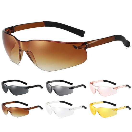 Damskie Okulary Rowerowe Przeciwsłoneczne Przezroczyste Duża Ramka Wiatroodporne Pyłoszczelne Ochrona UV Czysty Widok Ochrona Oczu Okulary do Jazdy Akcesoria Rowerowe