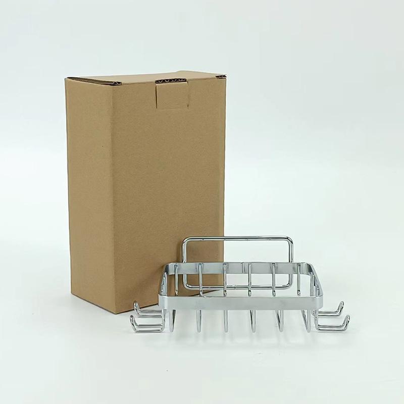 304 Stainless Steel Soap Rack, No Punching, No Trace Plate, Bathroom Toilet Wall-mounted Single