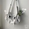Bolsos Cruzados de Lona para Mujeres Jóvenes Hombres Moda Casual Bolsos de Mano de Gran Capacidad Bolsos de Hombro Color Sólido Bolso Mensajero para Damas