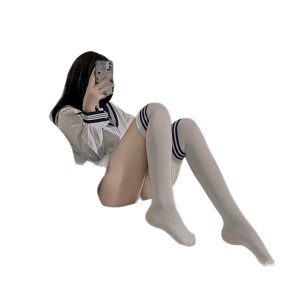 Golden Xiao Erotic Underwear Sexy Stockings Student Socks Over Knee Socks Sports Wind Stockings Jk Japanese Flirting Qqny