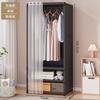 Wardrobe, home bedroom, rental house, simple cloth wardrobe, durable, dustproof storage, wardrobe organizer, shelf