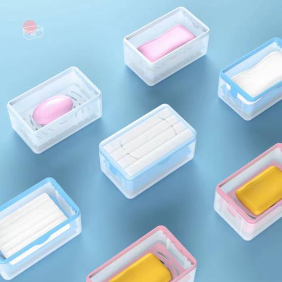 Multifunctional Soap Box with Sponge Rollers Rub-free Spring Quick Drain Shower Laundry Soap Holder Saver Laundry Tools Bathroom Supplies