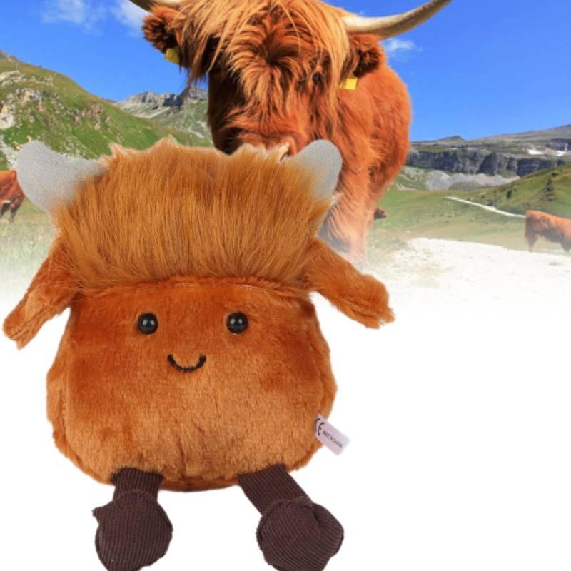 Calf Plush Carey Toy Cartoon Animal Stuffed Doll Room Decoration Gift Children