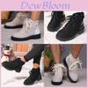 Stylish Women's Martin Boots Casual Winter Short Boots With Round Toe Design And Warm Lining