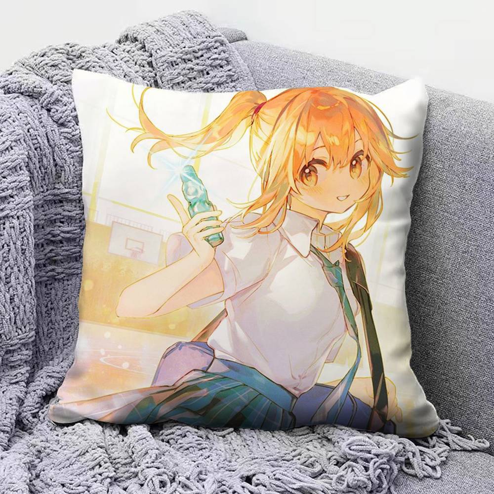 

Chitose Is in the Ramune Bottle Anime Girl Cute Home Sofa Cushion Covers and Aecorative Custom Pillow Covers 30X30cm