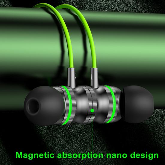 3.5MM In-ear Earbuds with Noise-canceling Mic Dynamic Sound Heavy Brass Wired Gaming Earphones for Phones