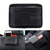 Car Interior Storage Bag Pocket Door Dash Organizer Black Leather Bag Accessory