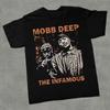 MOBB DEEP Le Célèbre T-shirt Noir en Coton Épais S-5XL TU1719