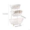 Tiered Fruit Bowl Basket Display Stand Dessert Cupcake Plate Platter Bread Vegetable Holder Serving