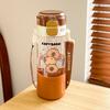 Leak Proof Cartoon Water Bottle Portable Drink Bottle Lightweight Plastic Water Cup  Daily Use