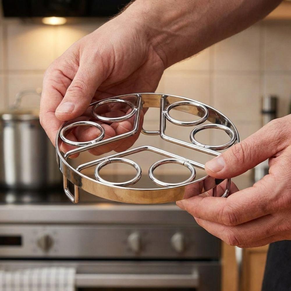 Heat Resistant Kitchen Steamer Holder Height Foot Egg Steaming Tray  Pot Cooking