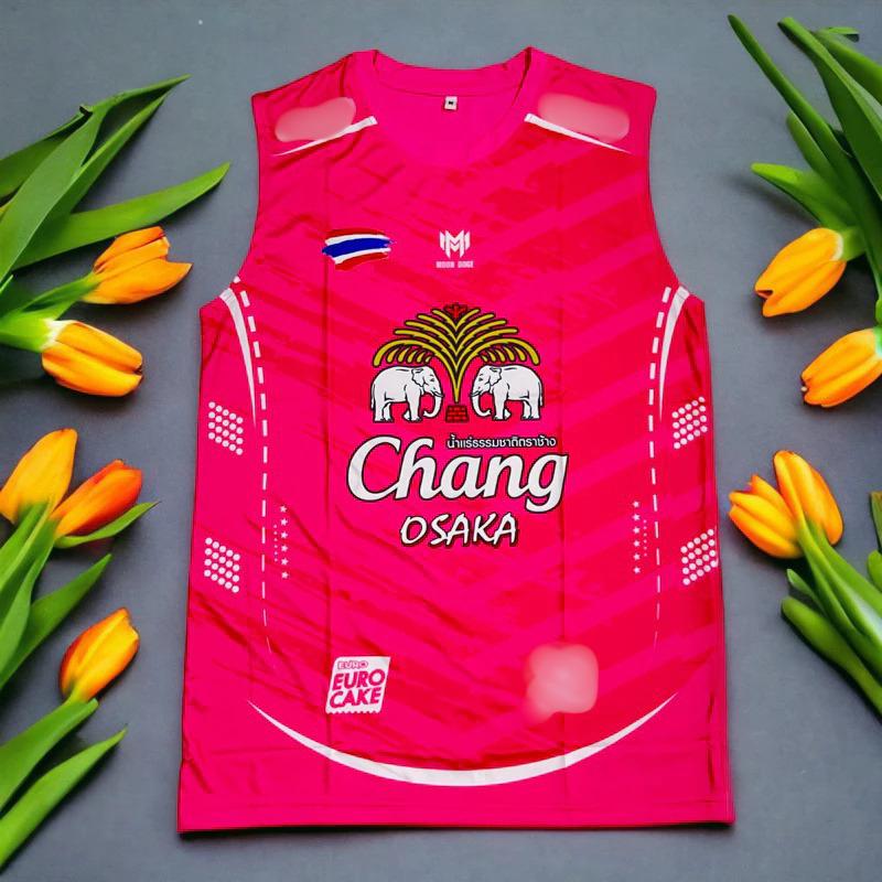 

Tank Top Shirt Sleeveless JERSEY Training THAILAND National Football Soccer Quick Dry Round O Neck Polyester Uniform Sport Outdoor Osaka Unisex 3XL