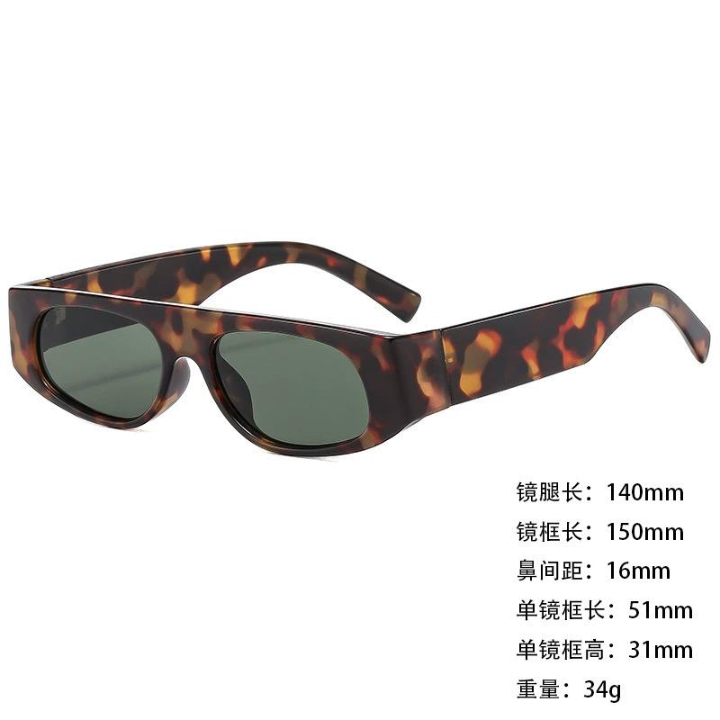 Sunglasses Wide Legs Small Frame Vgo88 Foreign Trade Square Fashion Trend Cat Eye Sunglasses