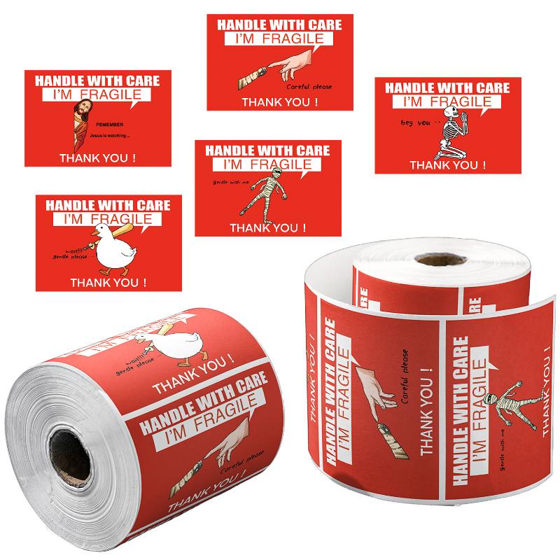 

200Pcs/Roll Creative Funny Meme Print Label Stickers Decorative Landscape Laptop Luggage Gifts Art Cool Bicycle Aesthetic Decals A1