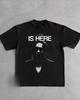 Il Futuro è Qui T-shirt Rapper Big Face Unisex Regalo Cotone Puro Maglietta Streetwear per Coppia t-shirt oversize t-shirt vintage