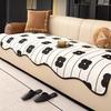 Premium Sense Irregular Special-shaped Sofa Cushion Universal In All Seasons 2025 New Fixed Non-slip Straight Row Seat Cushion Cover Cloth