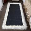 New Wave Faux Wool Rug: Bedroom, Living Room & Bay Window Mat with Long Pile