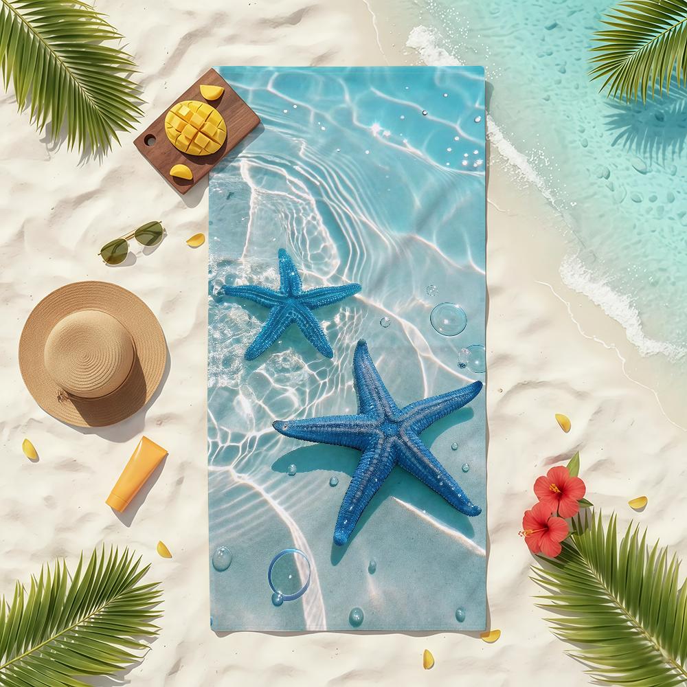 Sea Star Towel Soft Pool Gift For Travel Gym Shower Camping Quick Dry Sports Beach Towels